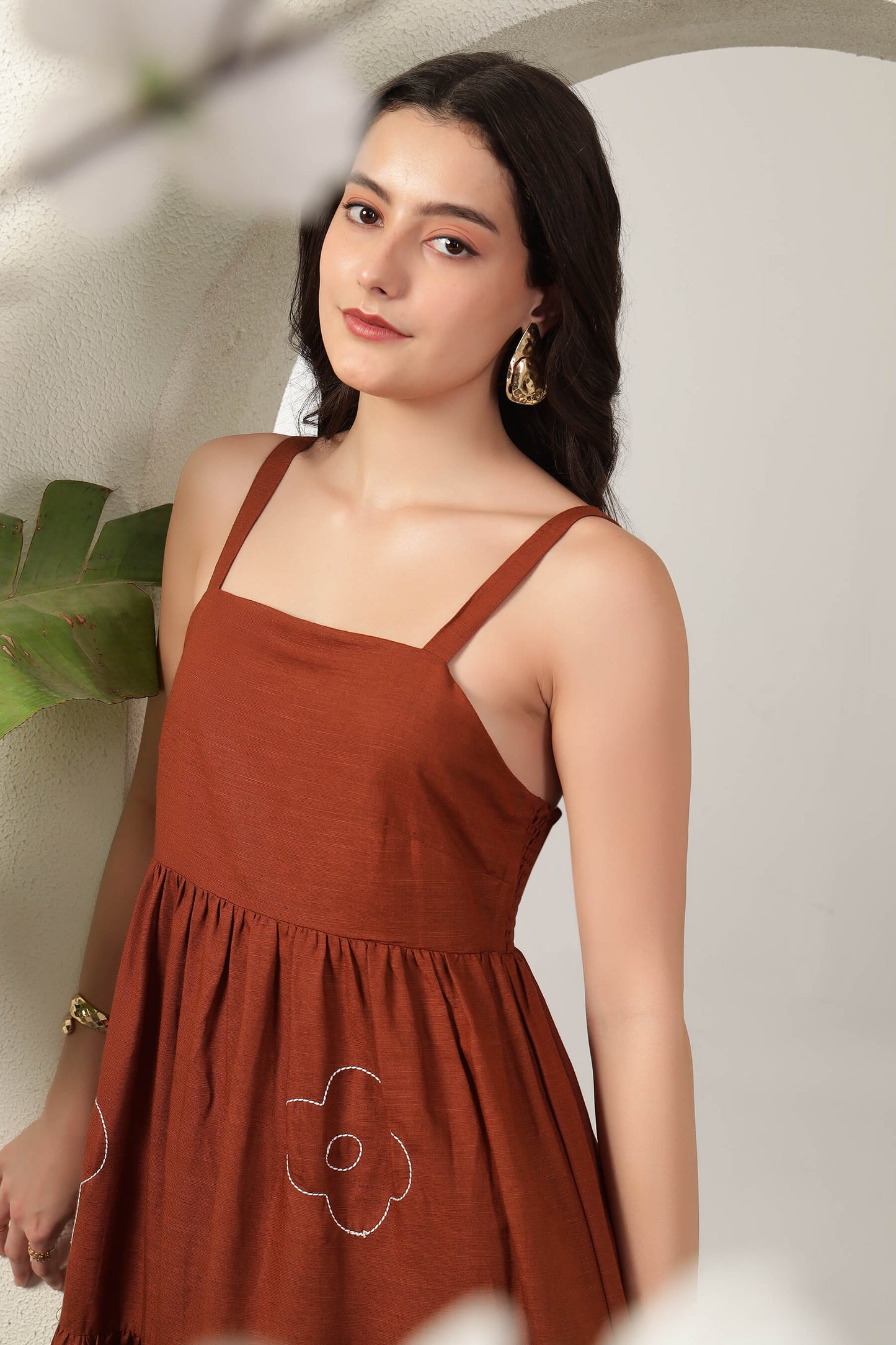Alba Maxi Dress Brown