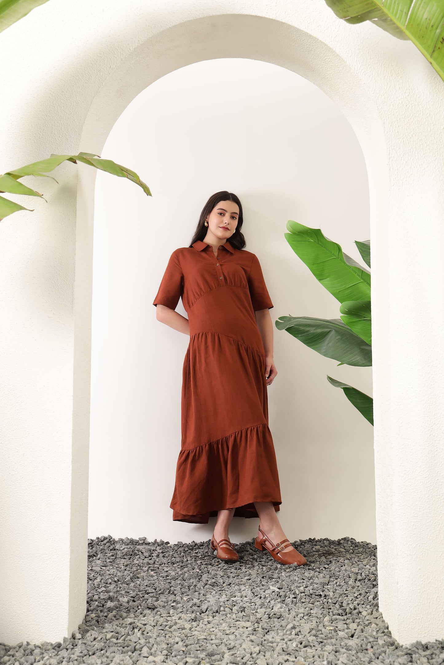 Nysa Dress Brown