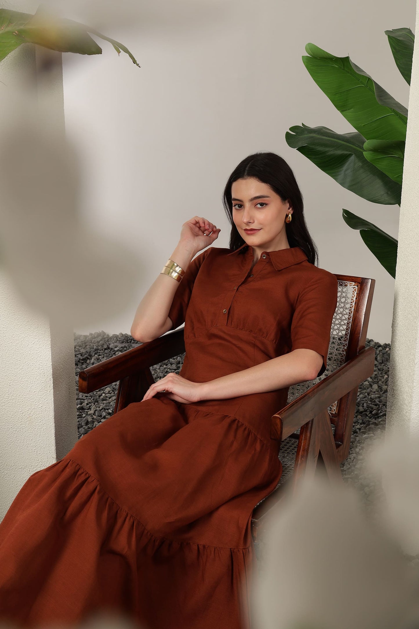 Nysa Dress Brown