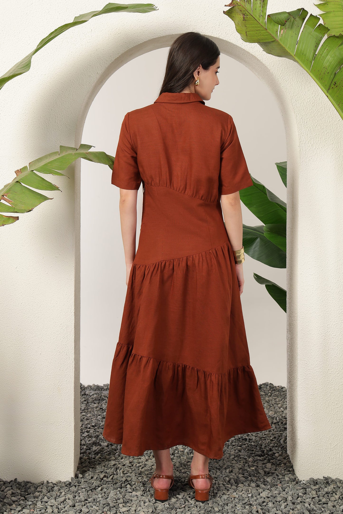 Nysa Dress Brown