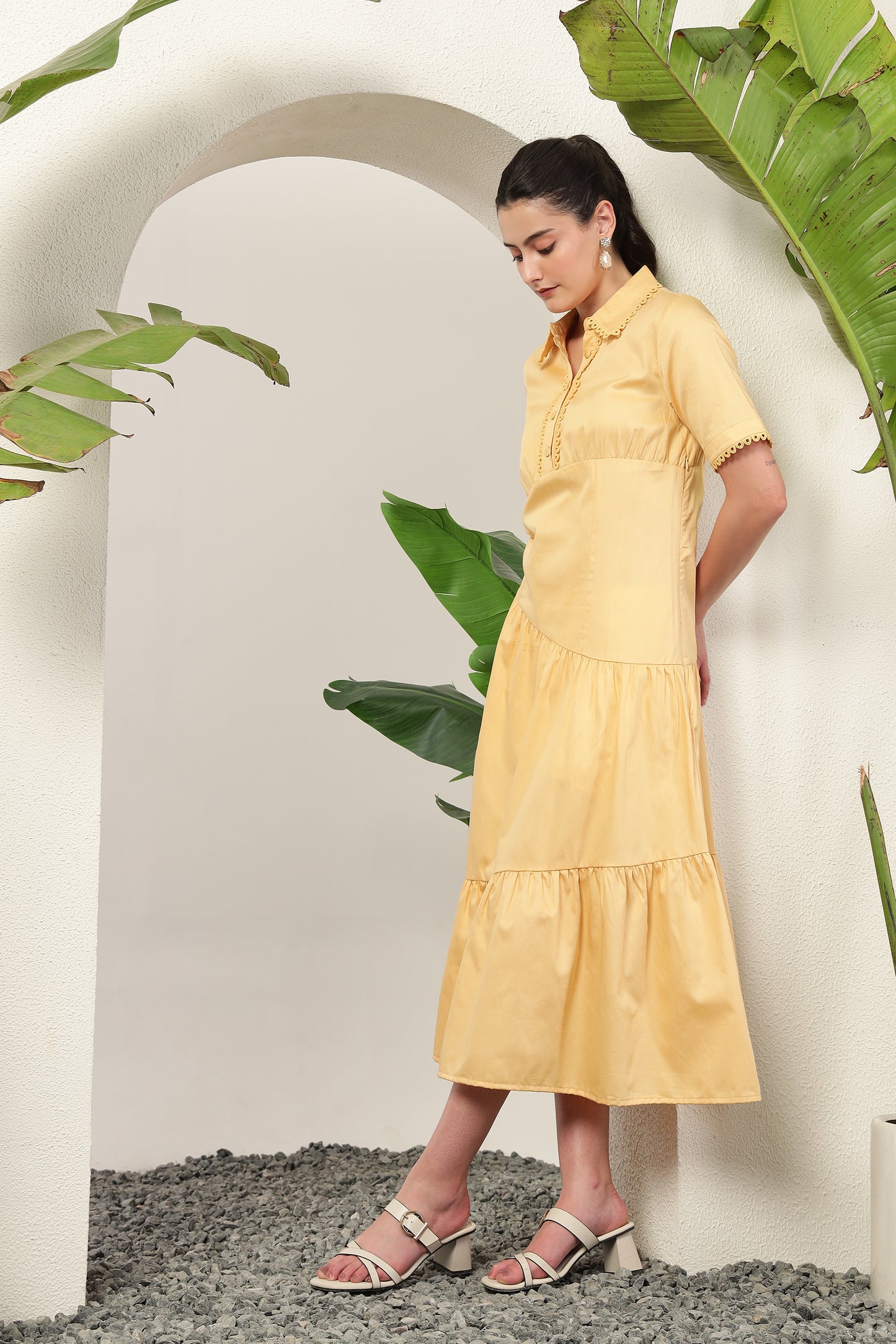 Junel Dress Butter Yellow