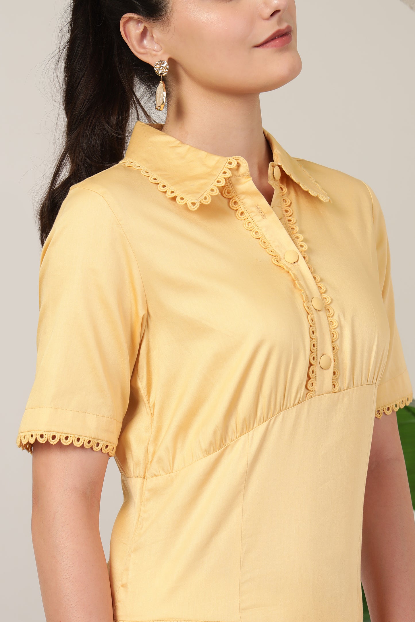 Junel Dress Butter Yellow