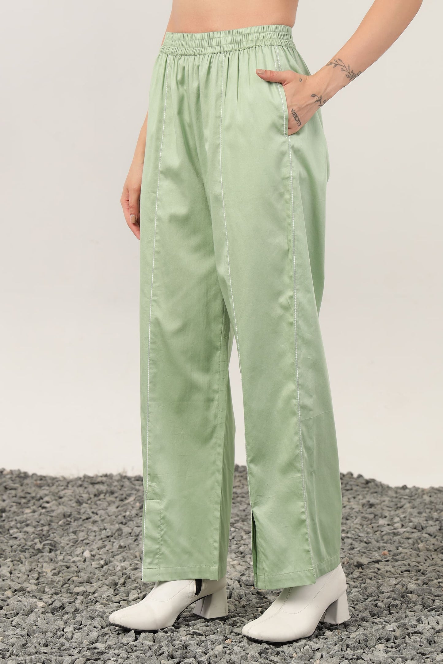 Fresca Pleat Cordset Sage Green