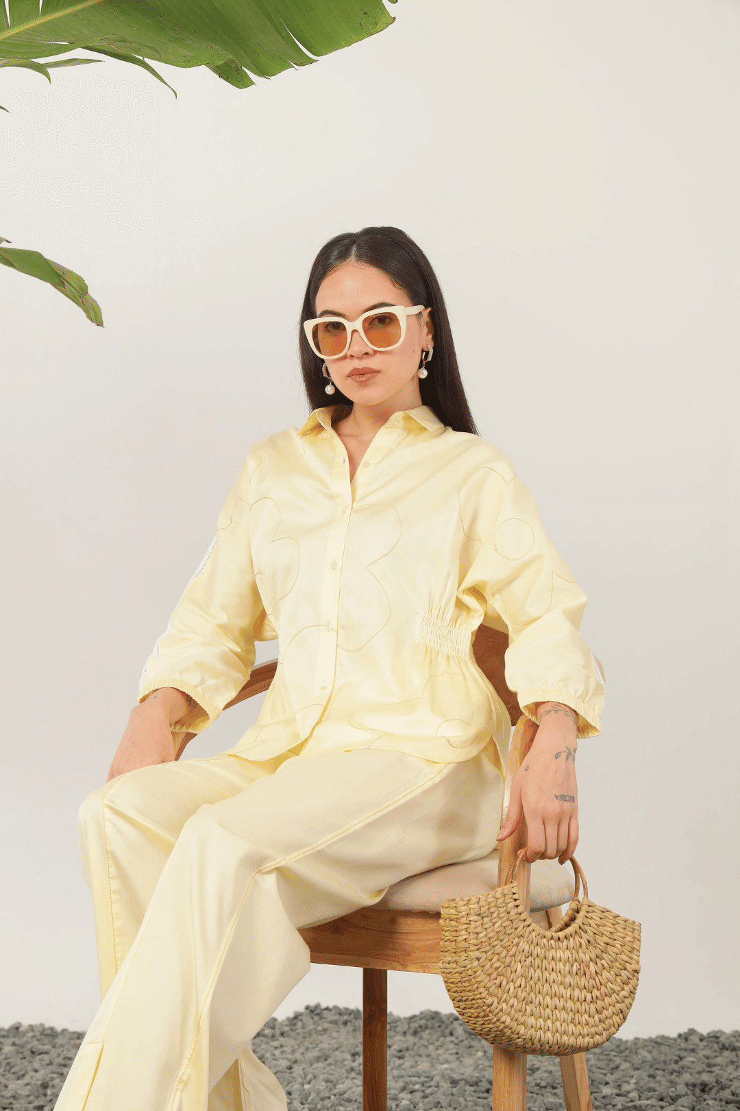Catalina Cord Set Lemon