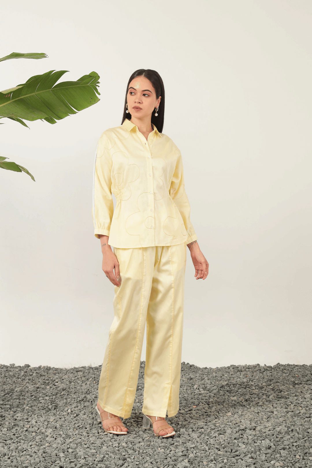 Catalina Cord Set Lemon