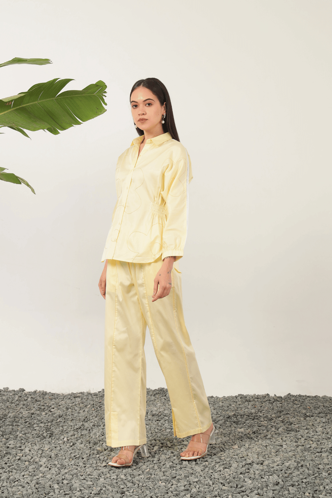 Catalina Cord Set Lemon