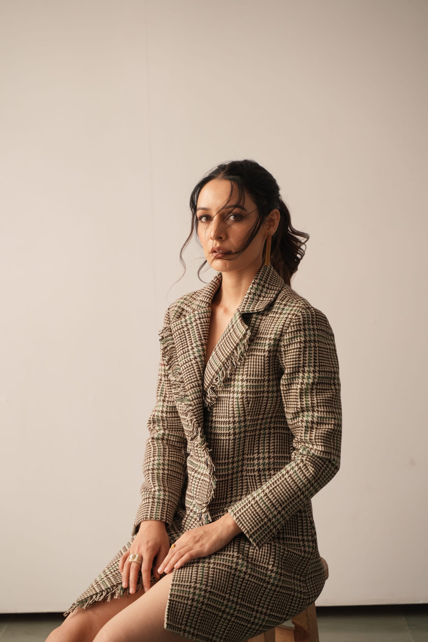 Eva Brown Jacket Dress