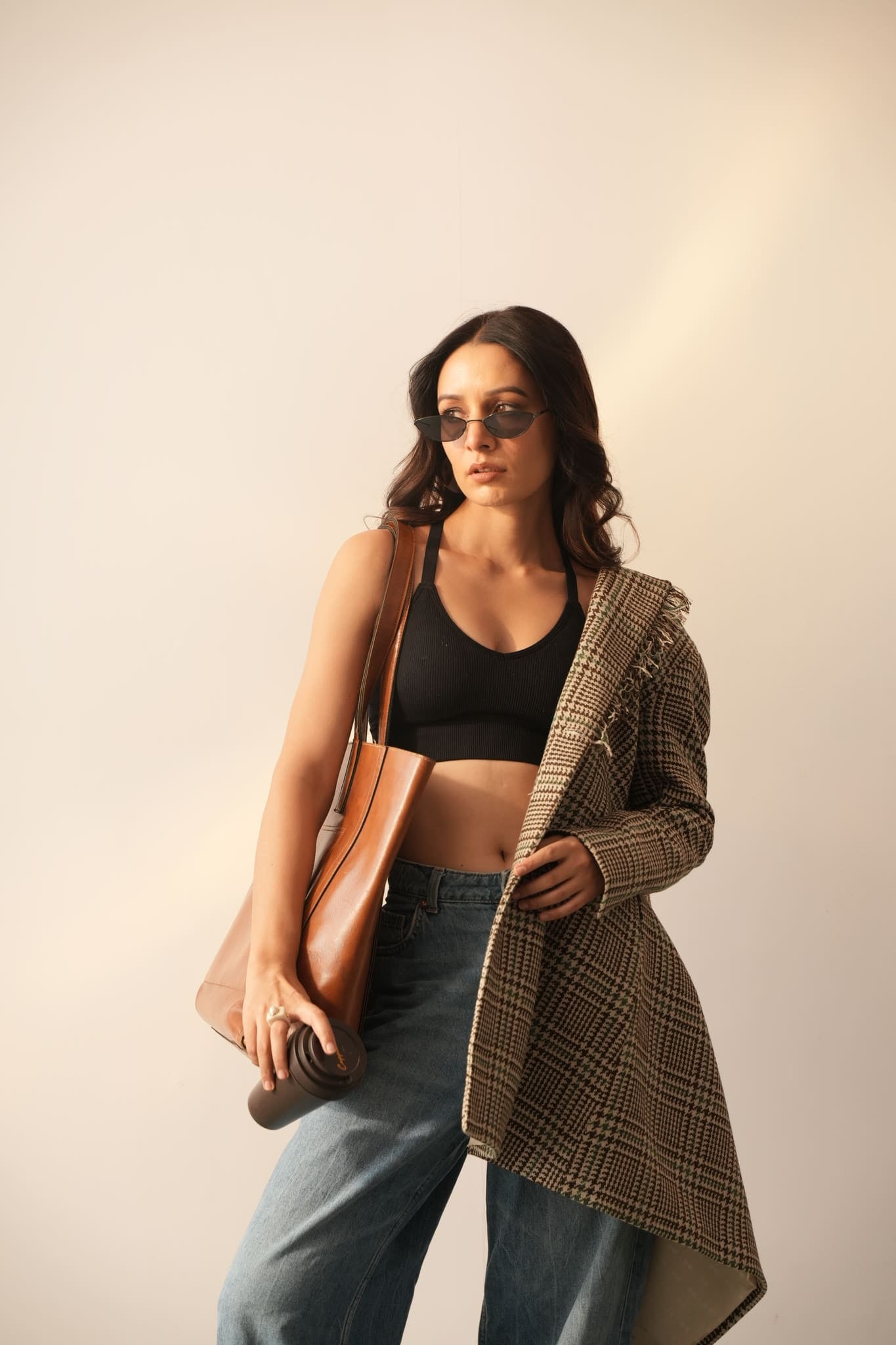 Eva Brown Jacket Dress