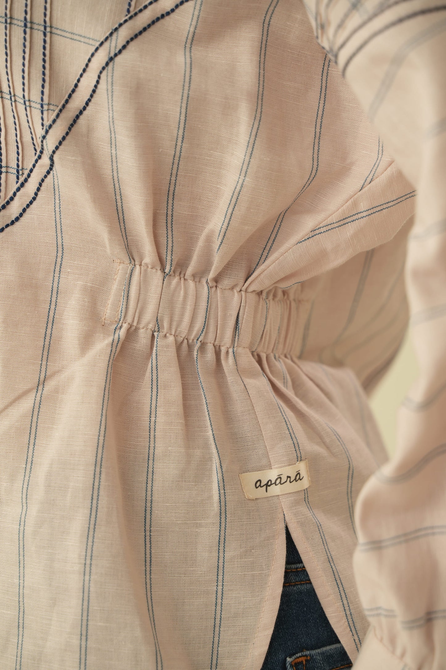 Harvey Linen Stripe Shirt