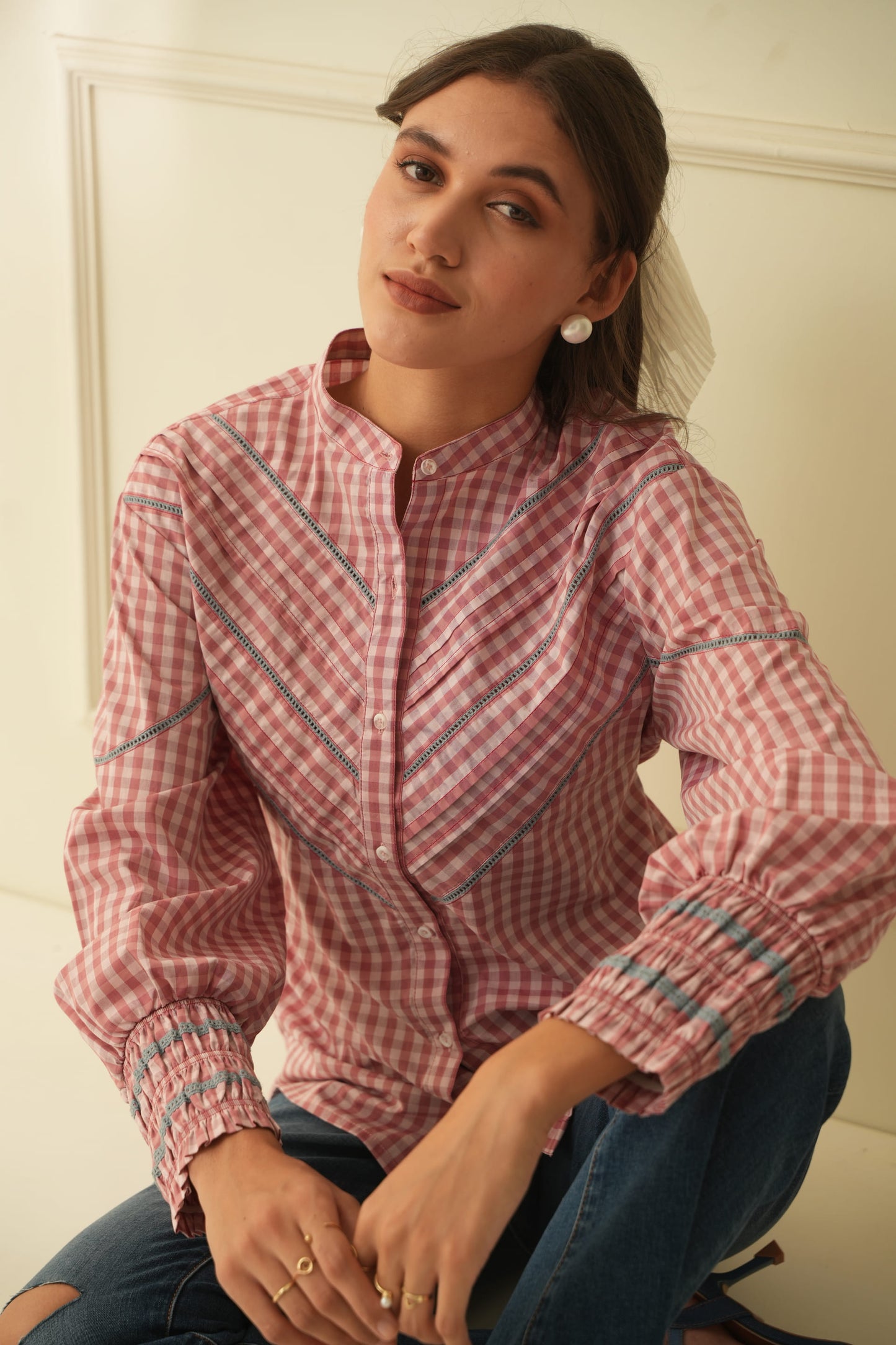 Lili Back Cutout Shirt