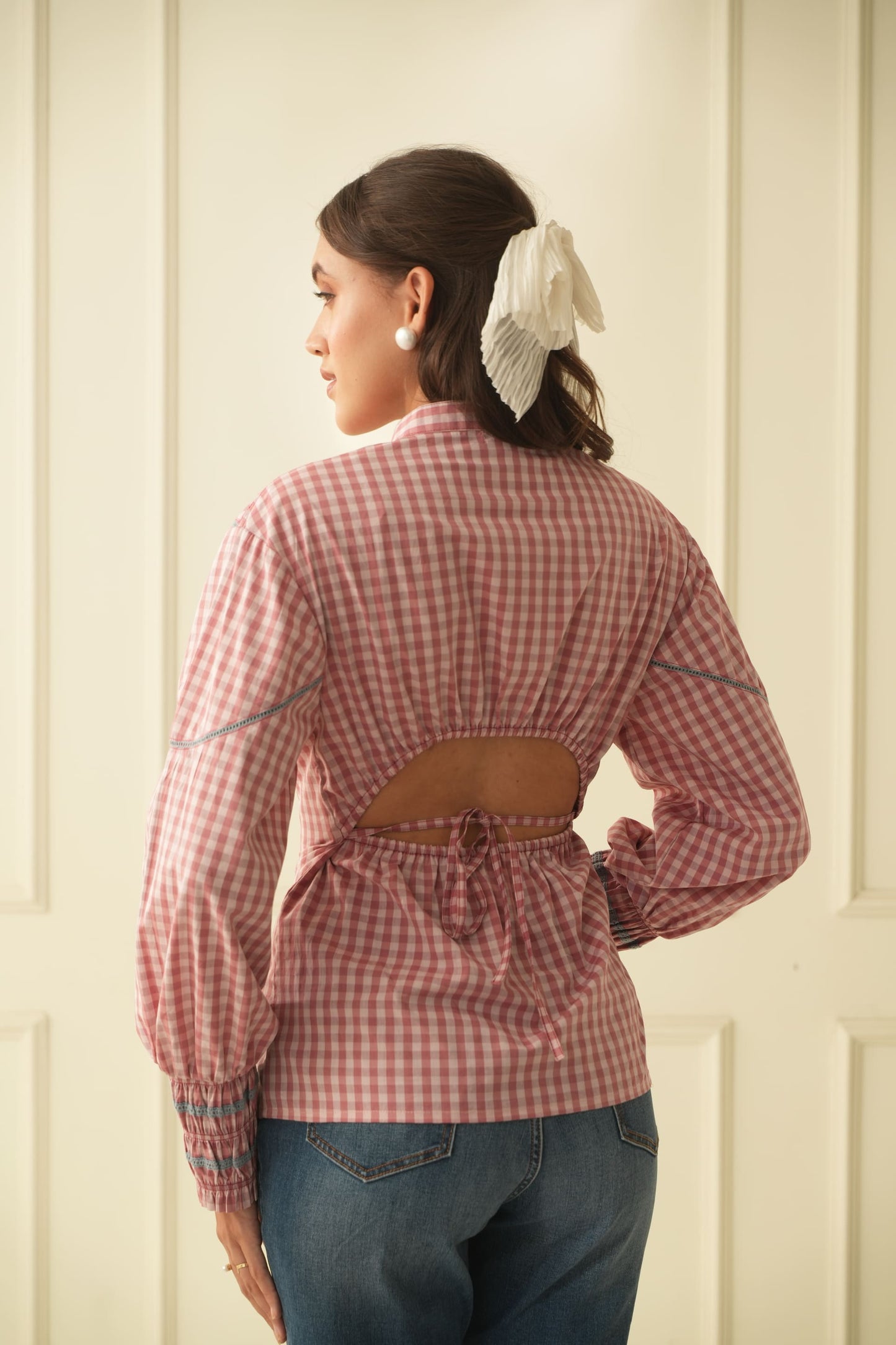 Lili Back Cutout Shirt