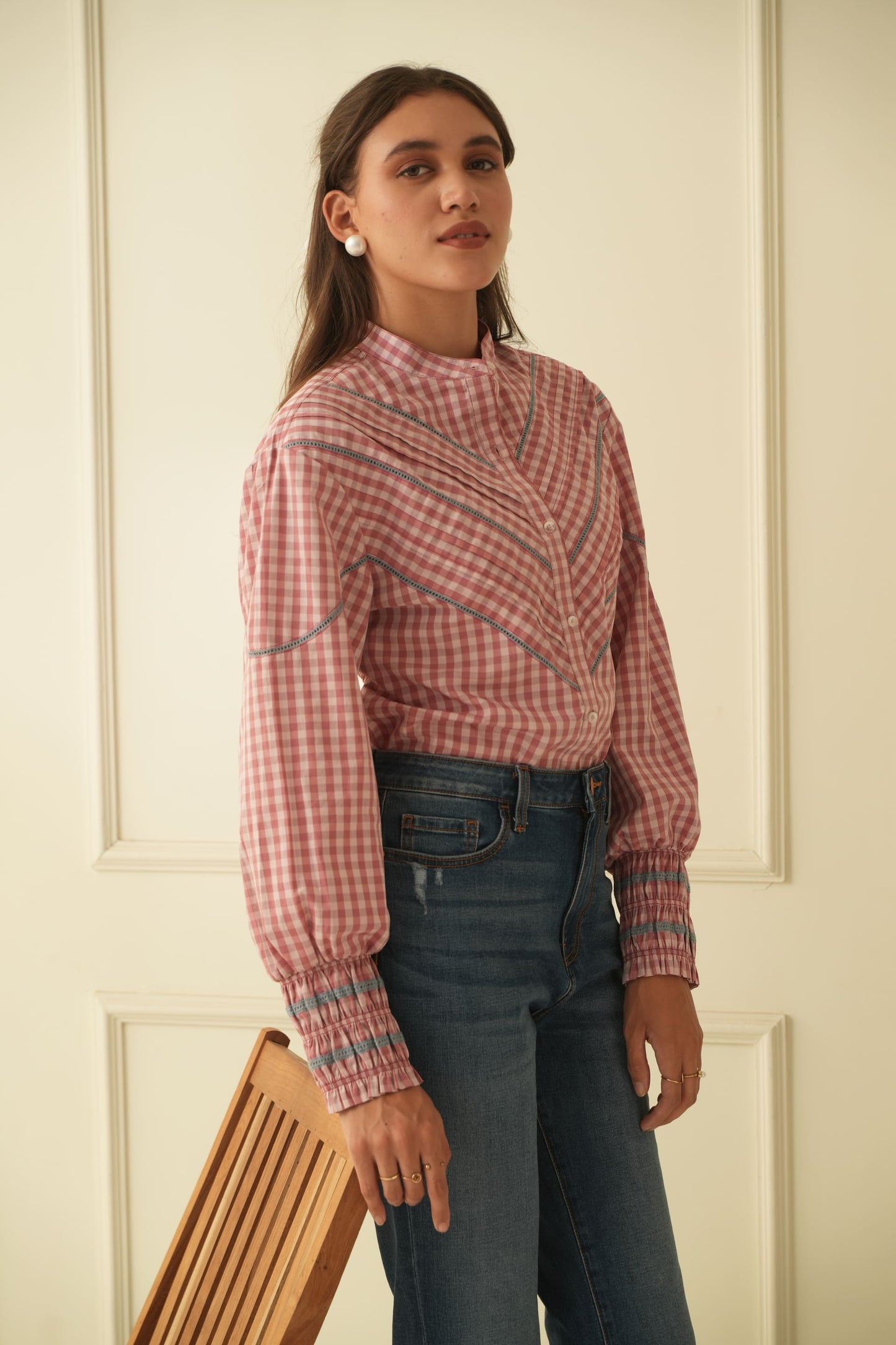 Lili Back Cutout Shirt