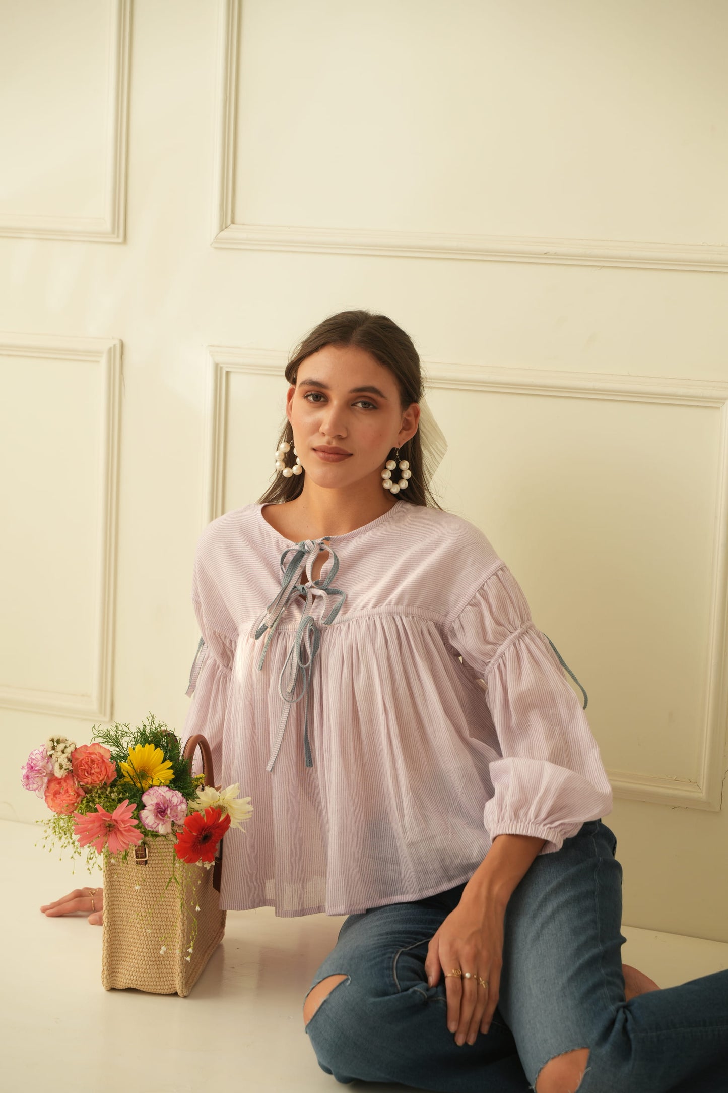 Josephine Antifit Gathered Top