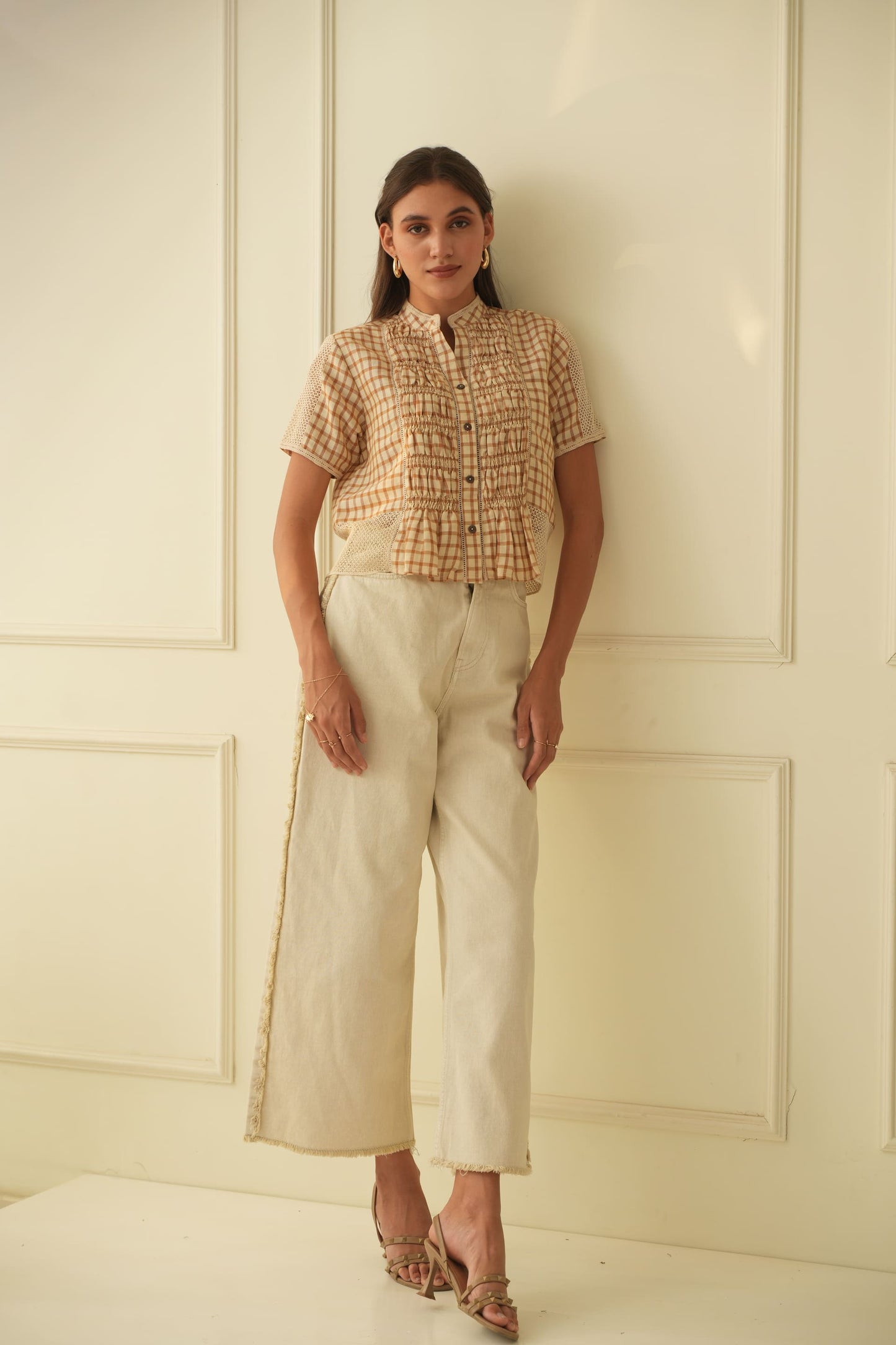 Alice Yellow Laced shirt