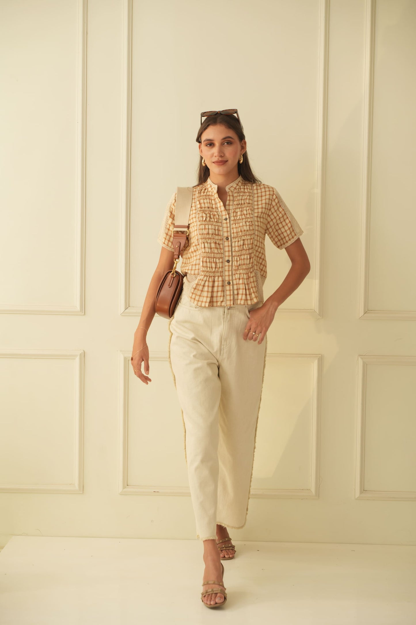 Alice Yellow Laced shirt