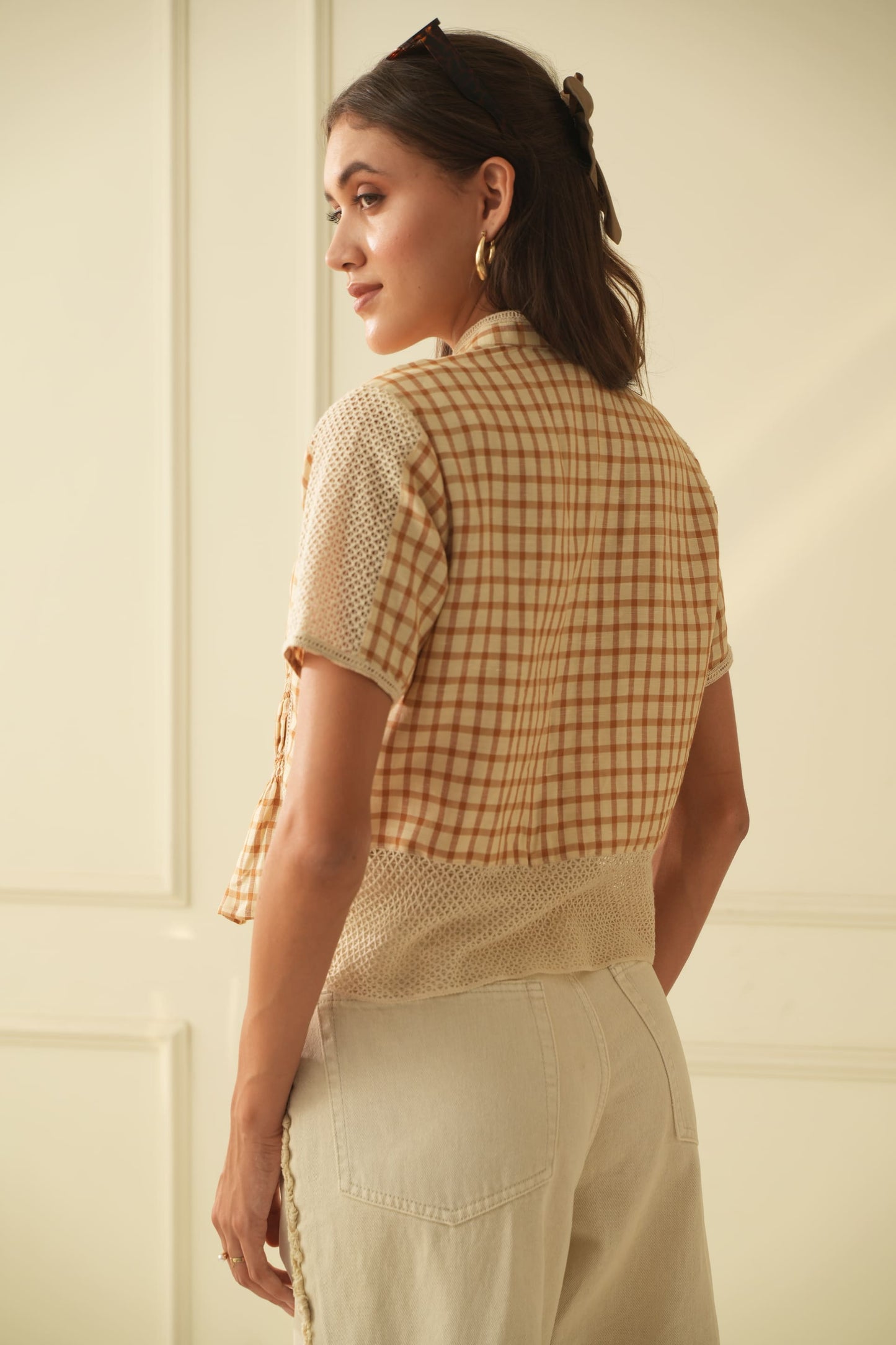 Alice Yellow Laced shirt