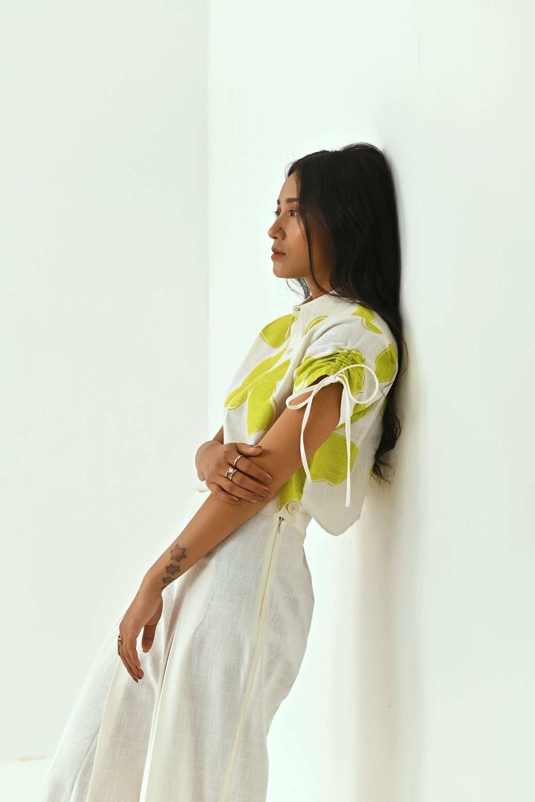 Freesia Crop Shirt