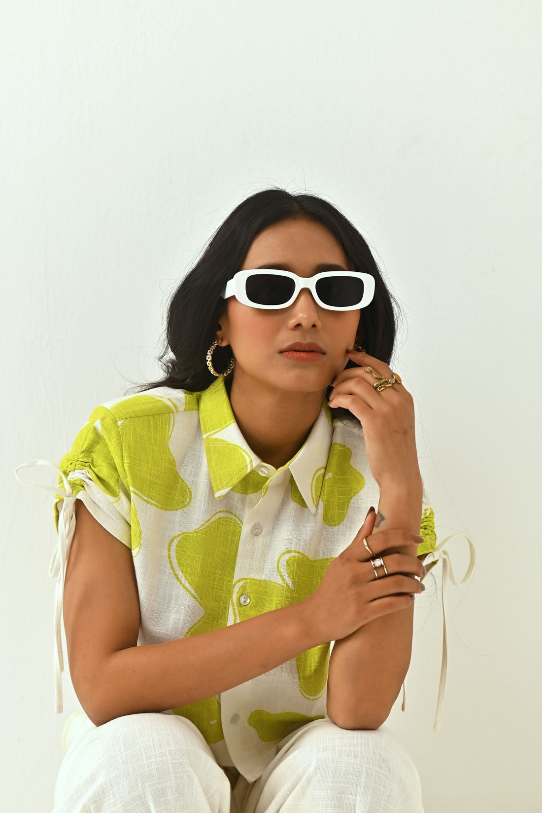 Freesia Crop Shirt