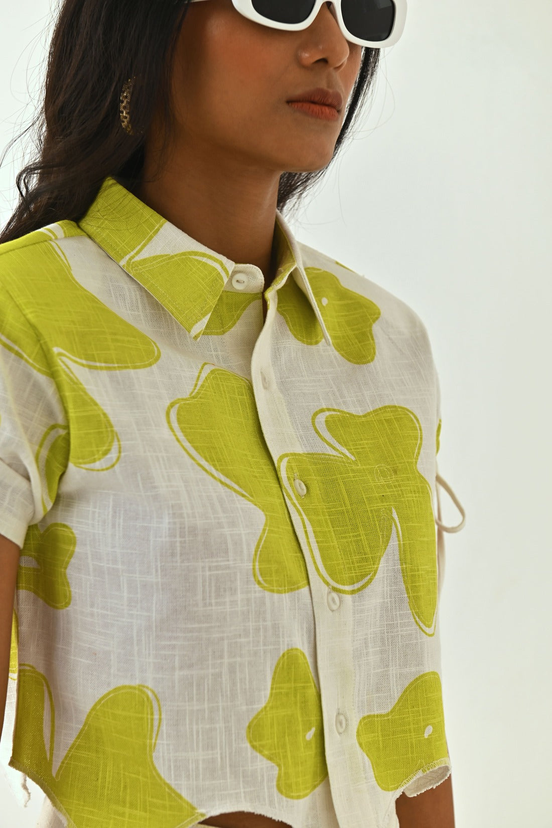 Freesia Crop Shirt