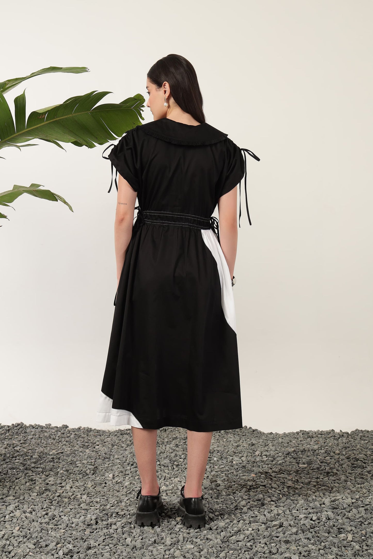 Luna Dual Dress Black