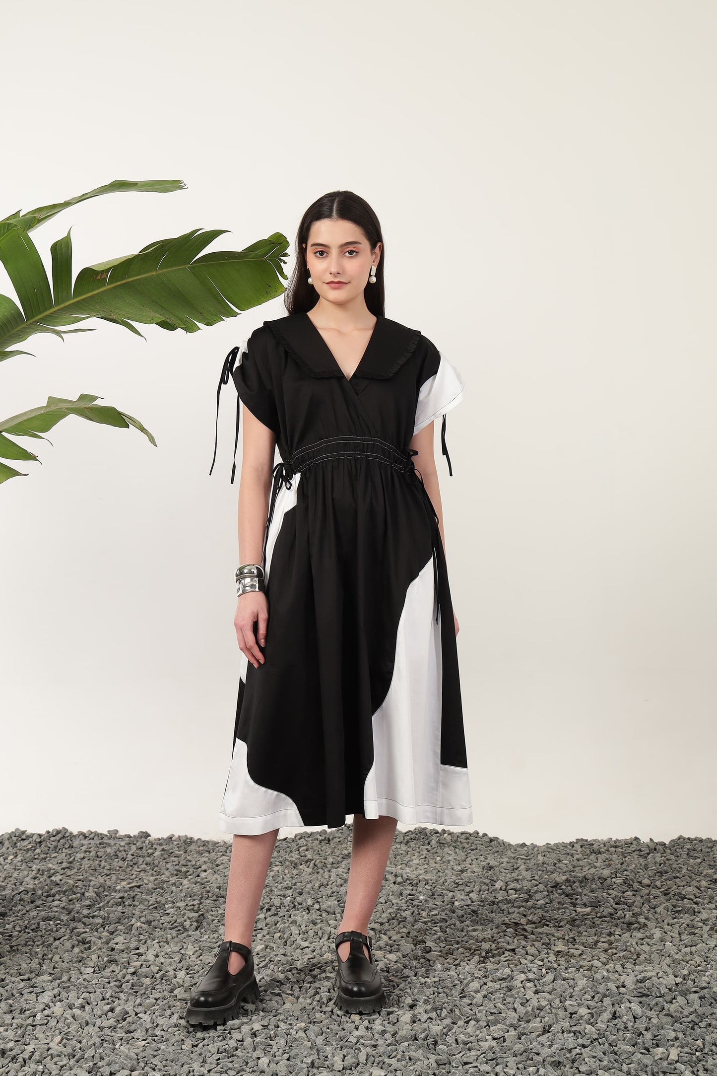 Luna Dual Dress Black