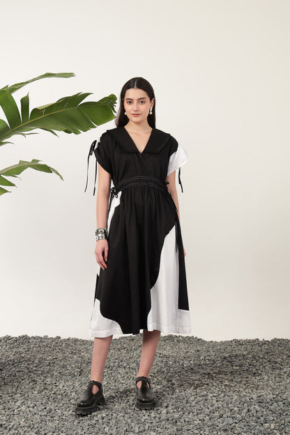 Luna Dual Dress Black