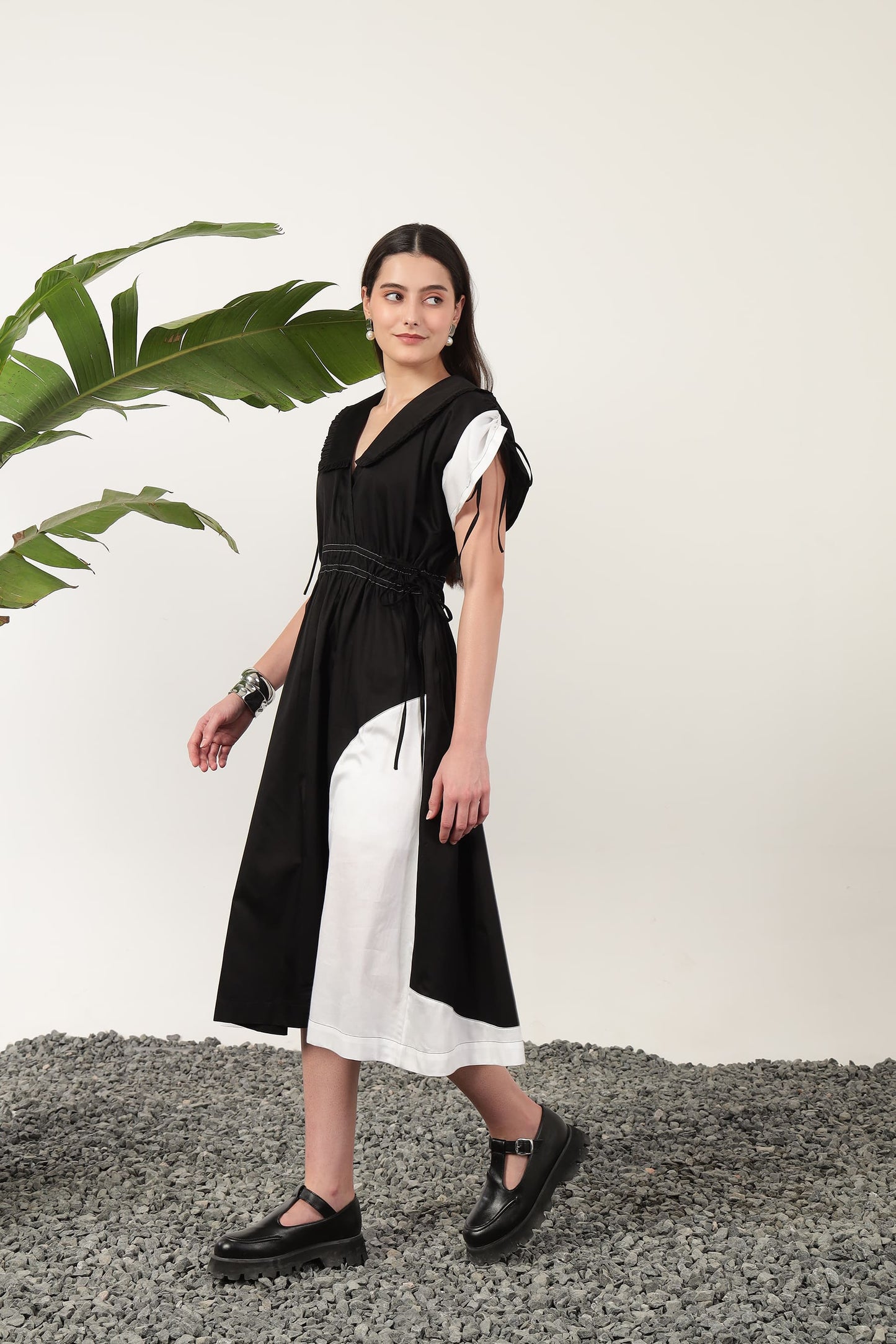 Luna Dual Dress Black