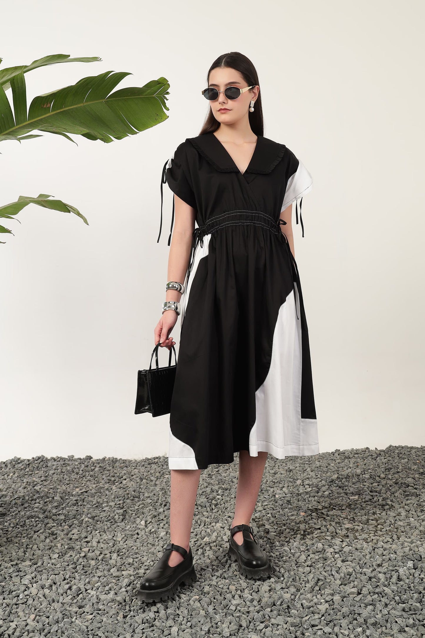 Luna Dual Dress Black