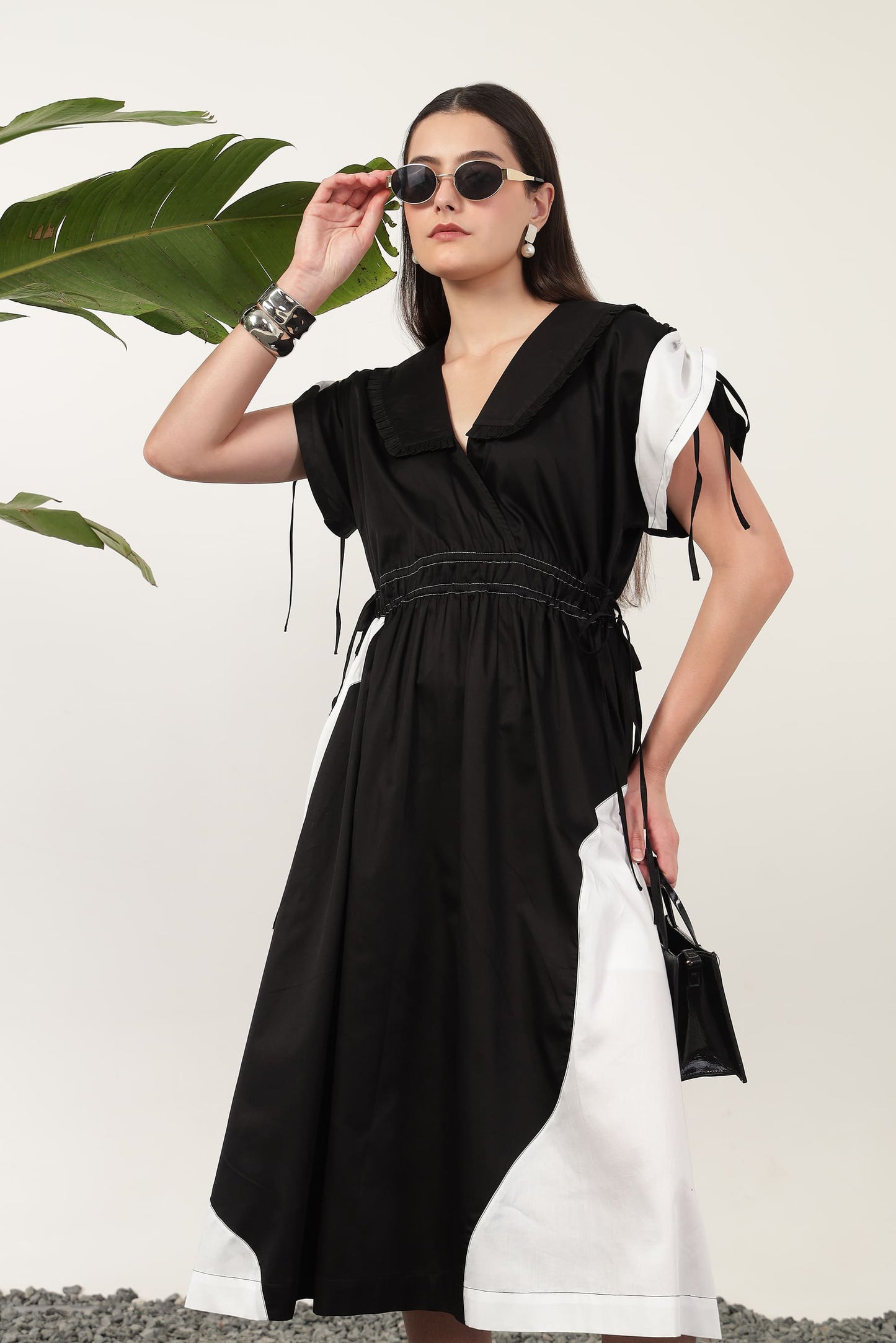 Luna Dual Dress Black