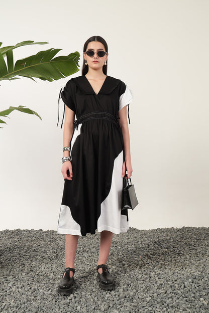 Luna Dual Dress Black