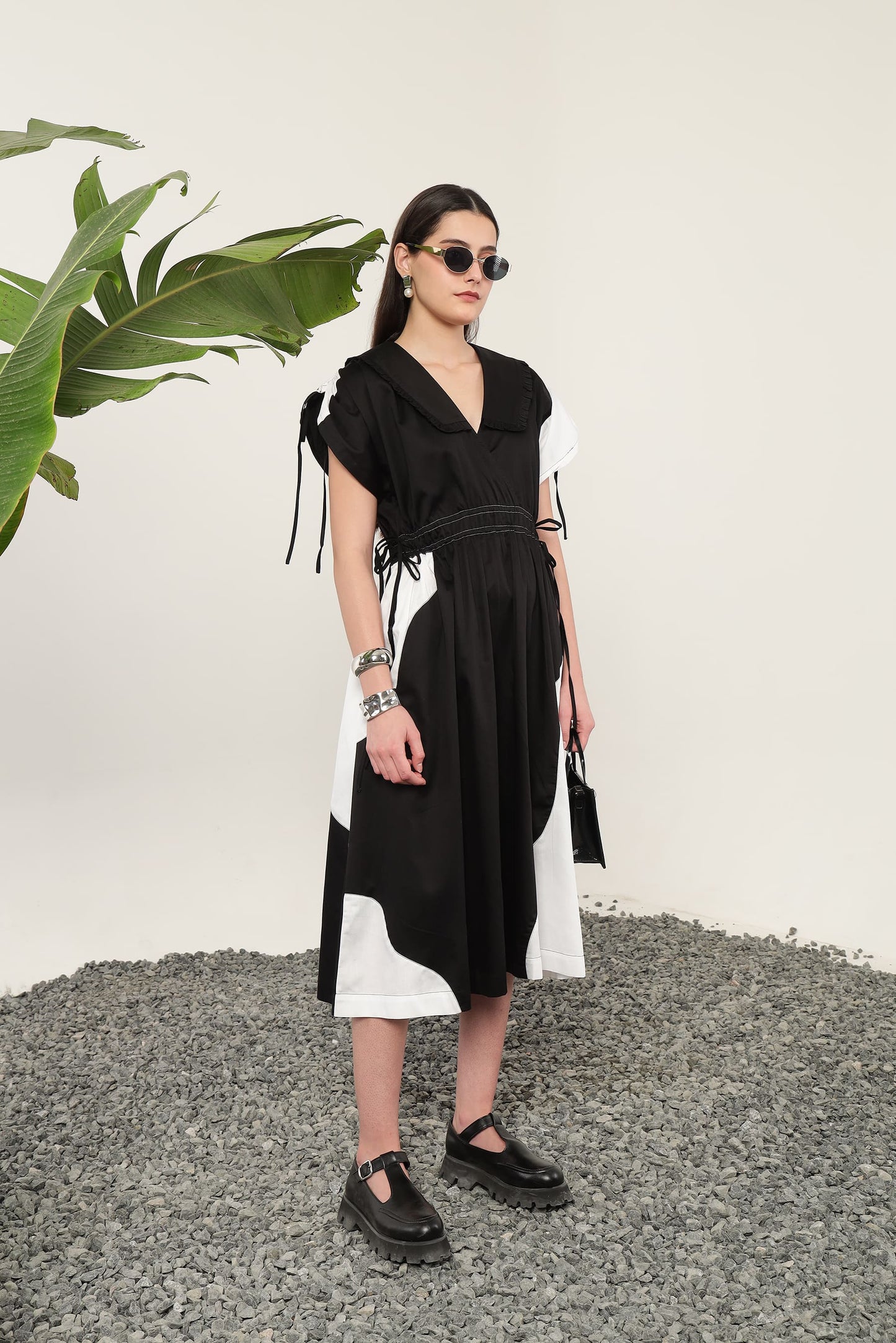 Luna Dual Dress Black