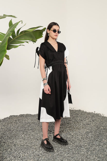 Luna Dual Dress Black