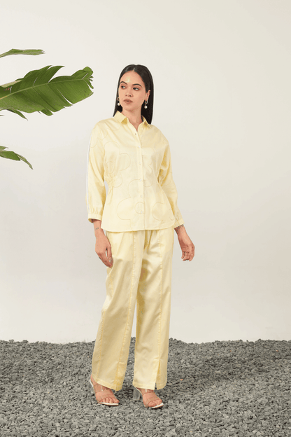 Catalina Cord Set Lemon