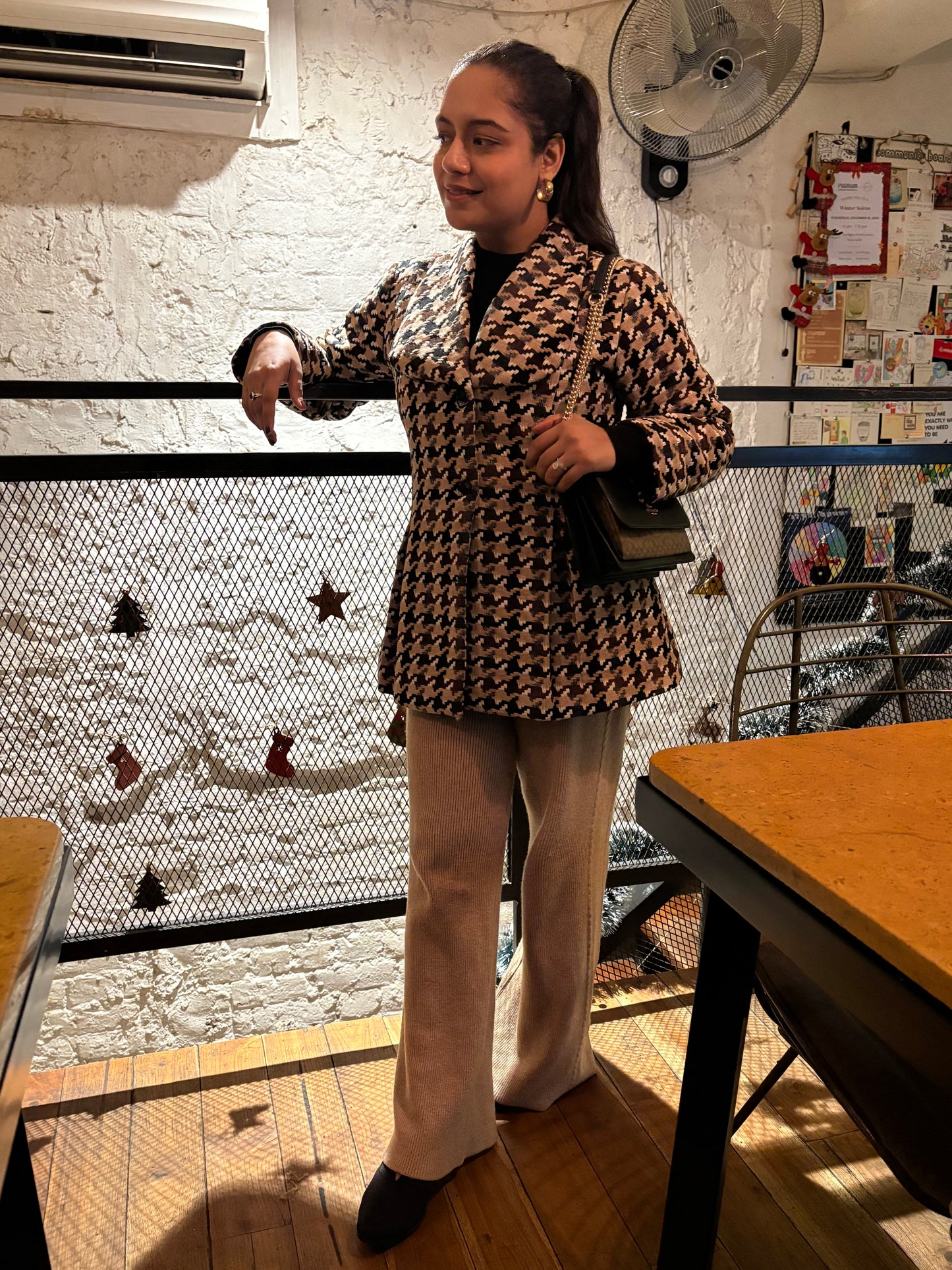 Hazel Multi Houndstooth Jacket