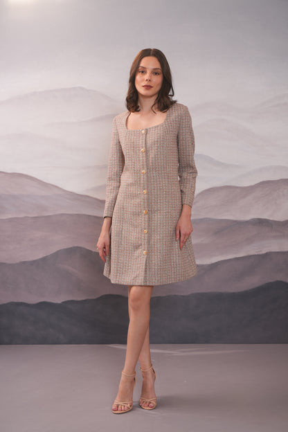 Allure Tweed Coat  Dress