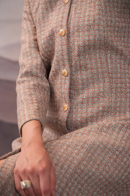 Allure Tweed Coat  Dress