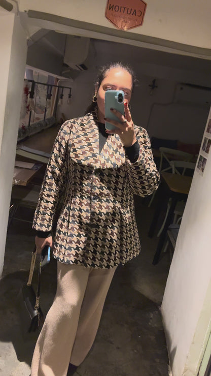 Hazel Multi Houndstooth Jacket