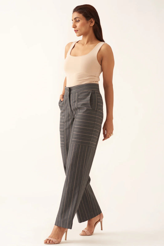 JAB STRIPES MET TROUSER